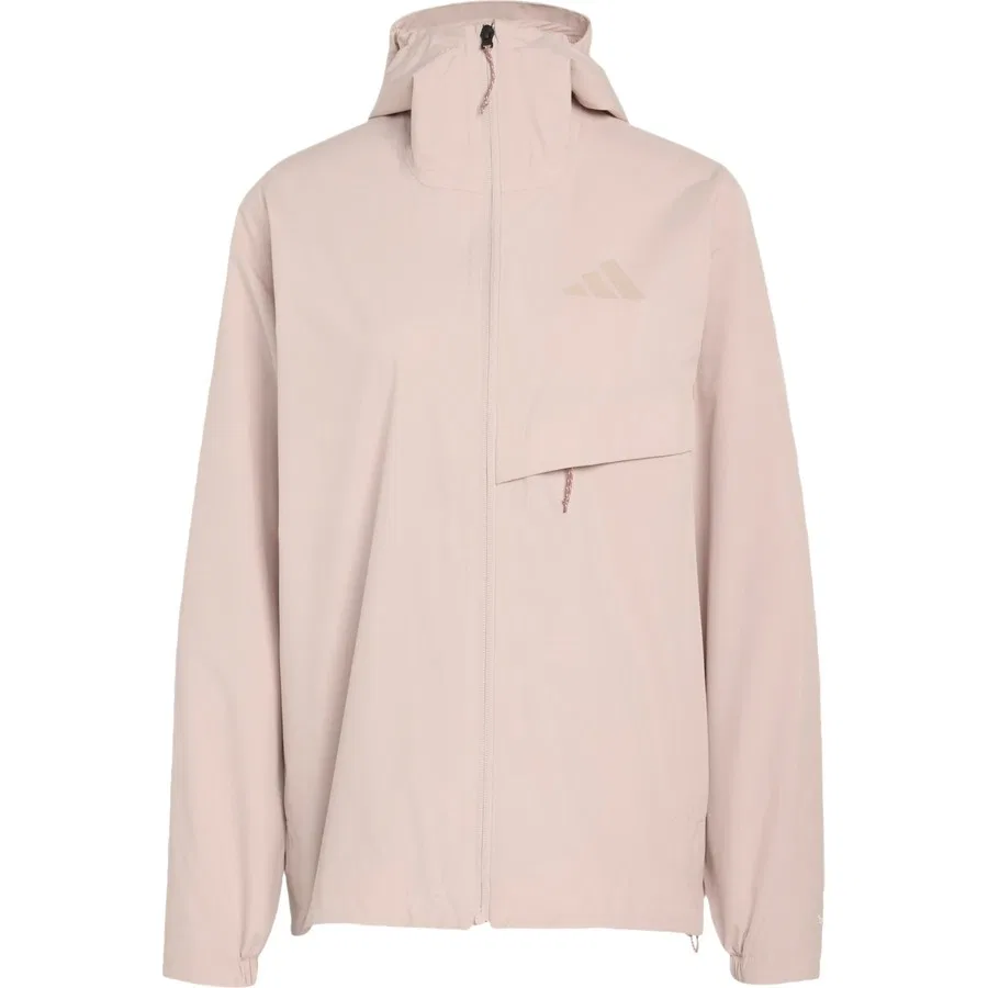Женский дождевик с капюшоном Terrex Multi 2 Layer Climaproof adidas, Бежевый — фото 3