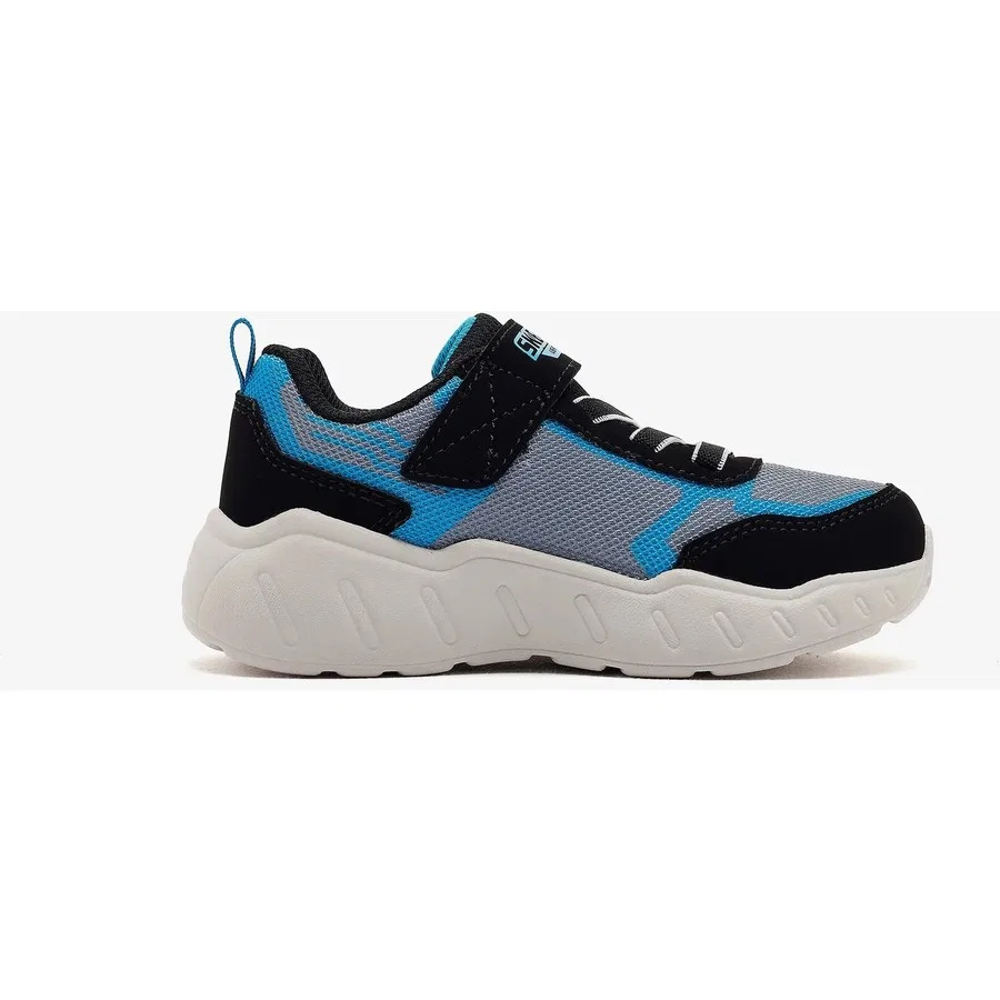 Кроссовки детские с подсветкой Play Scene Storm Brights Skechers, Черный — фото 2