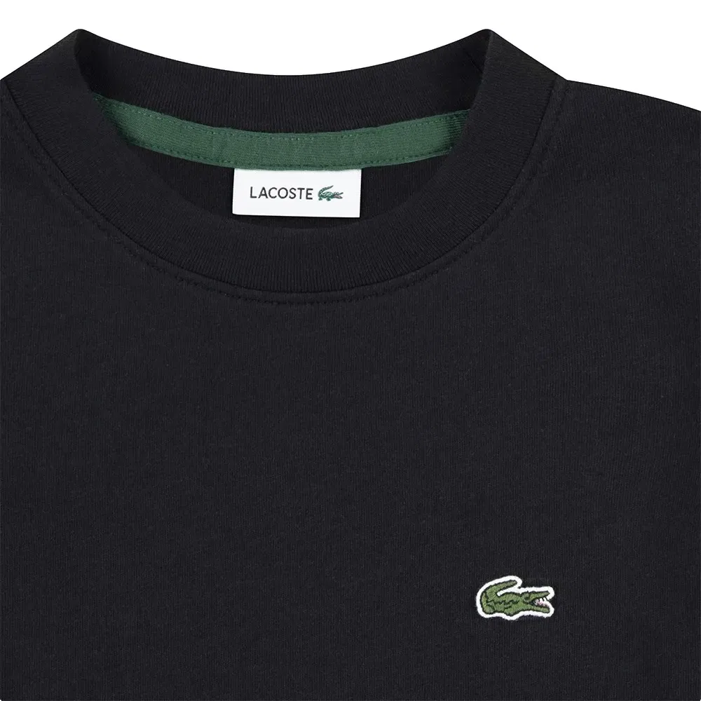 Детская футболка с длинным рукавом Icon Core Lacoste kids, Black — фото 3