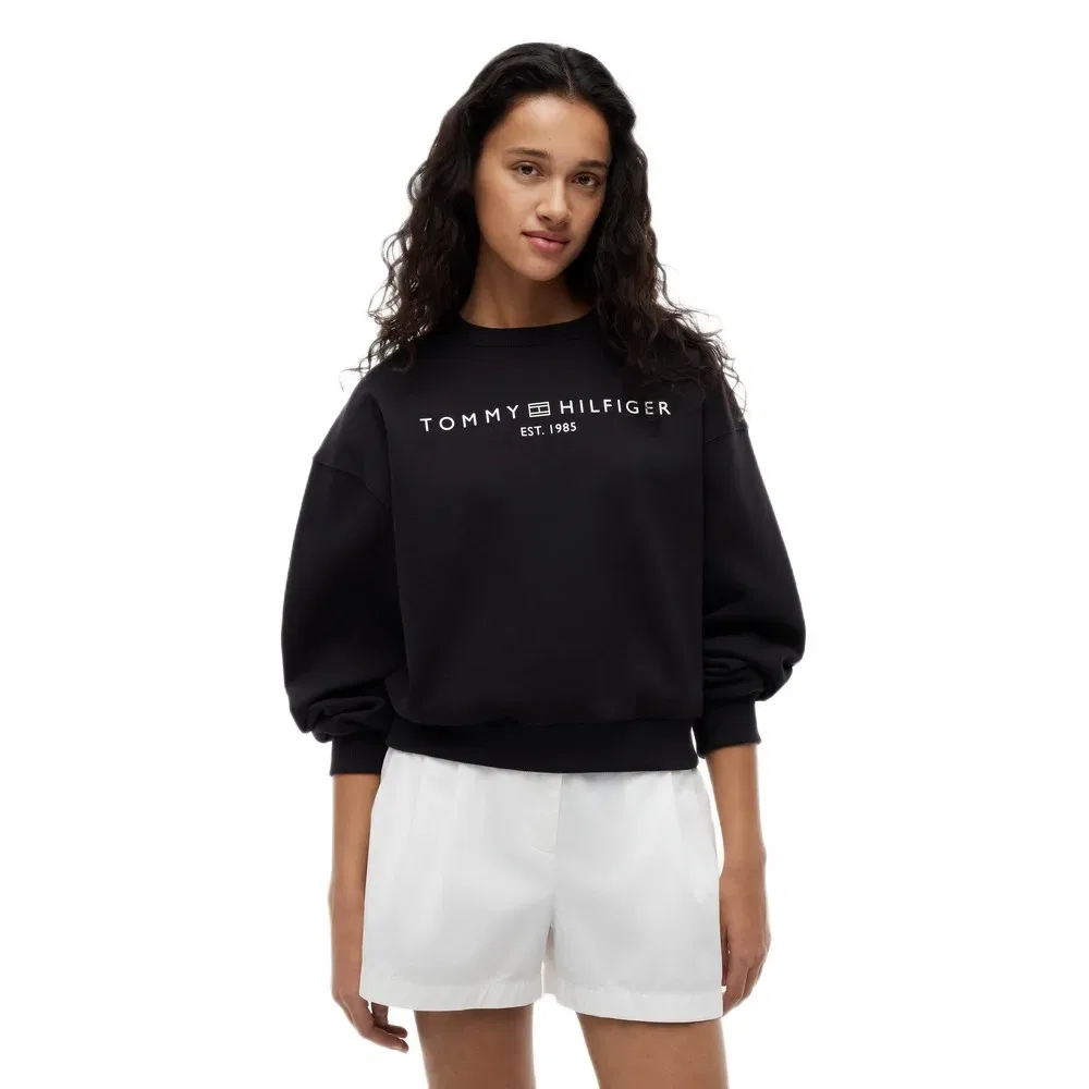 Худи Tommy Hilfiger Corp Logo Modern, черный