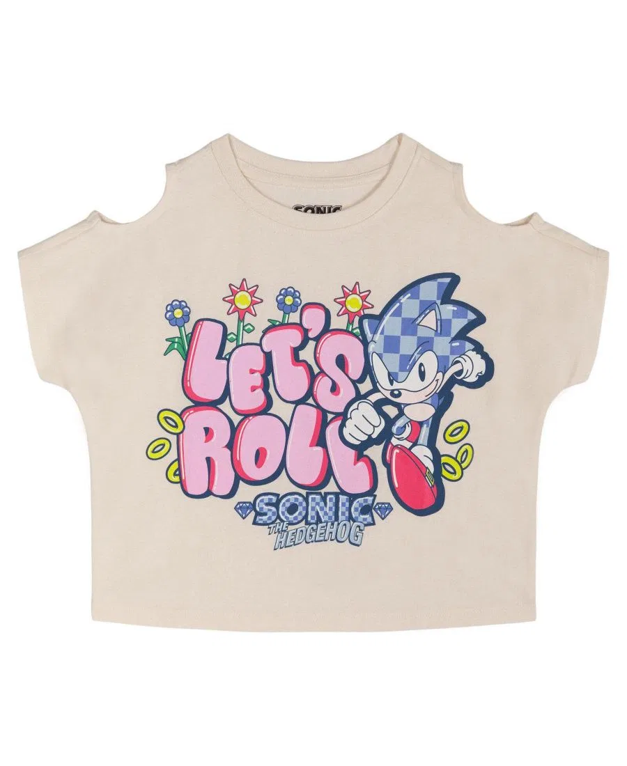 Комплект из футболки и леггинсов с принтом Sonic The Hedgehog, Sonic Cream Blue — фото 2