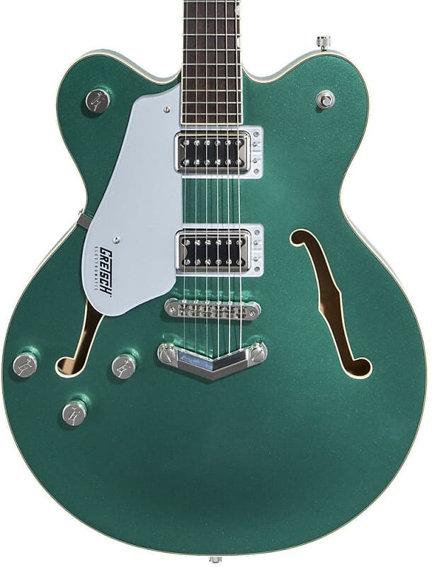 

Gretsch G5622LH Центральный блок для левой руки с двойным вырезом и V-образным стоп-хвостом — цвет Джорджия Грин G5622LH Left-Handed Center Block Double-Cut with V-Stoptail -