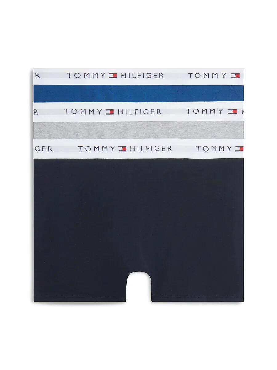 Трусы синего, темно-синего и серого цвета с пятнистым рисунком Tommy Hilfiger Underwear — фото 2