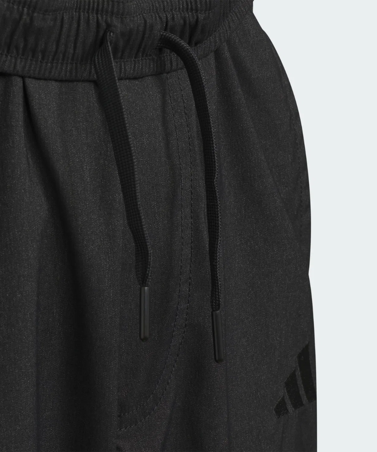 Детские спортивные штаны из утка с принтом K DEN LS TP Adidas, Black — фото 4