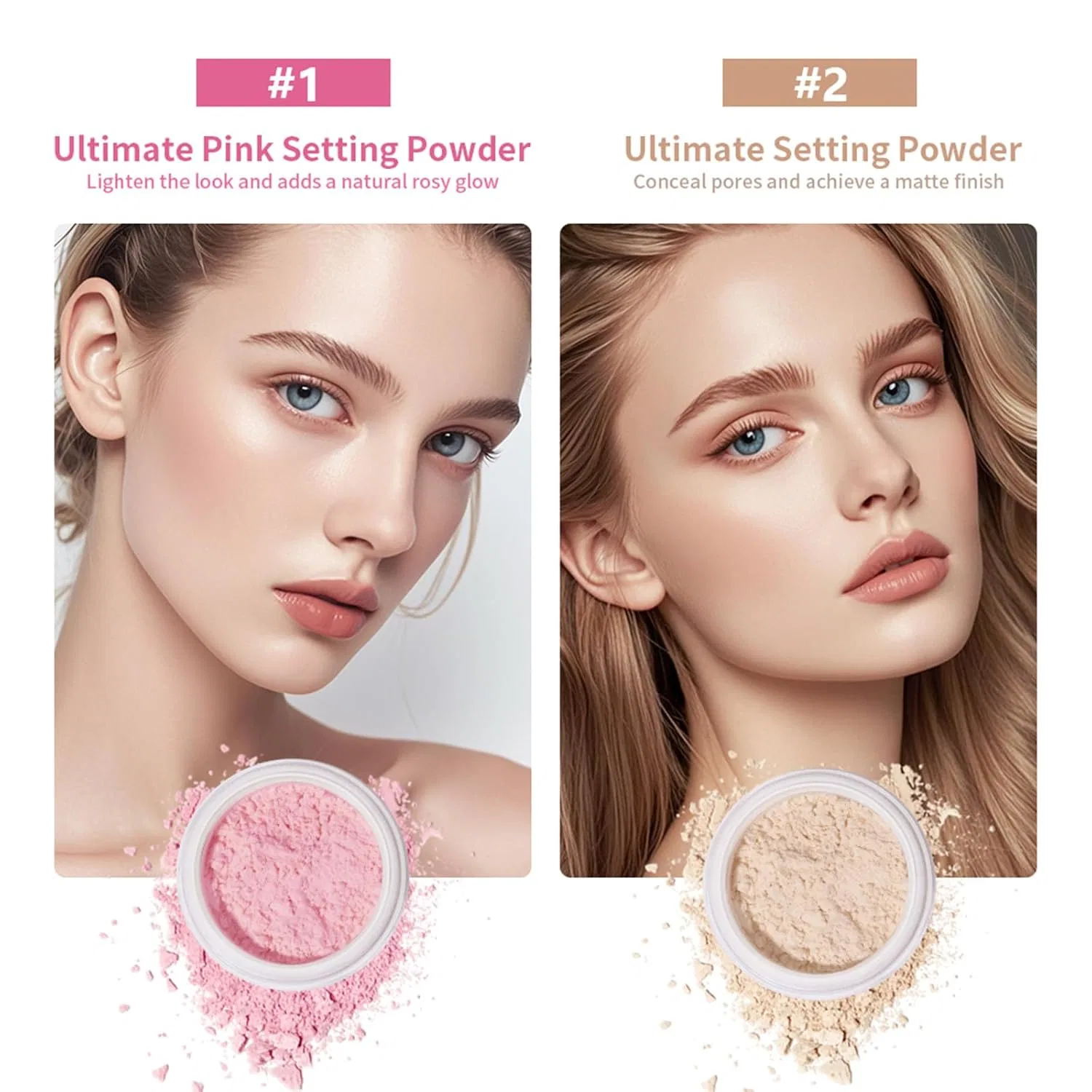 Фиксирующая пудра для лица матирующая Limtula, 1 г, Skin Color — фото 2