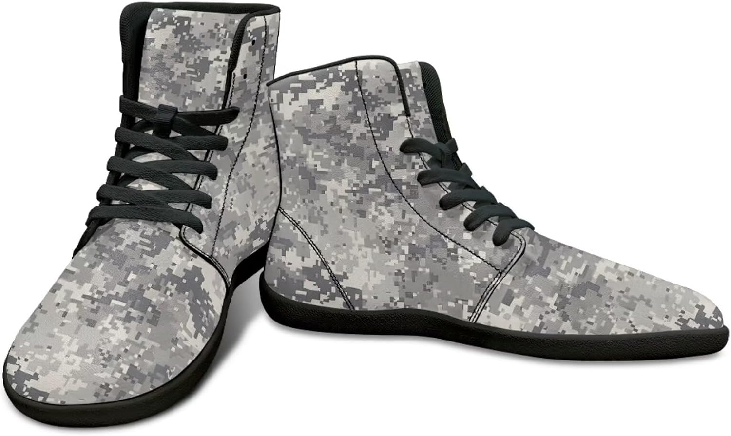 

Мужские высокие кроссовки с камуфляжным дизайном для путешествий, без перепада высоты, с противоскользящей резиновой подошвой Watdotory, желтый