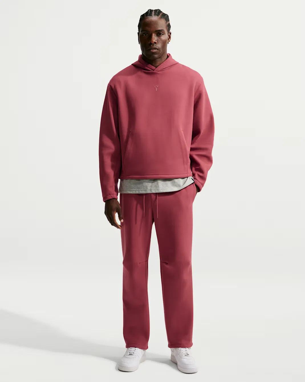 Мужские баскетбольные брюки из флиса Dri-FIT Kobe Nike, Cedar/Cedar