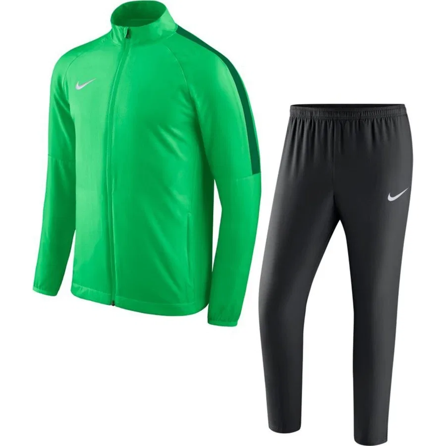 Спортивный костюм с длинным рукавом Nike Dry Academy 18 Trk Suit, Зелено-черный