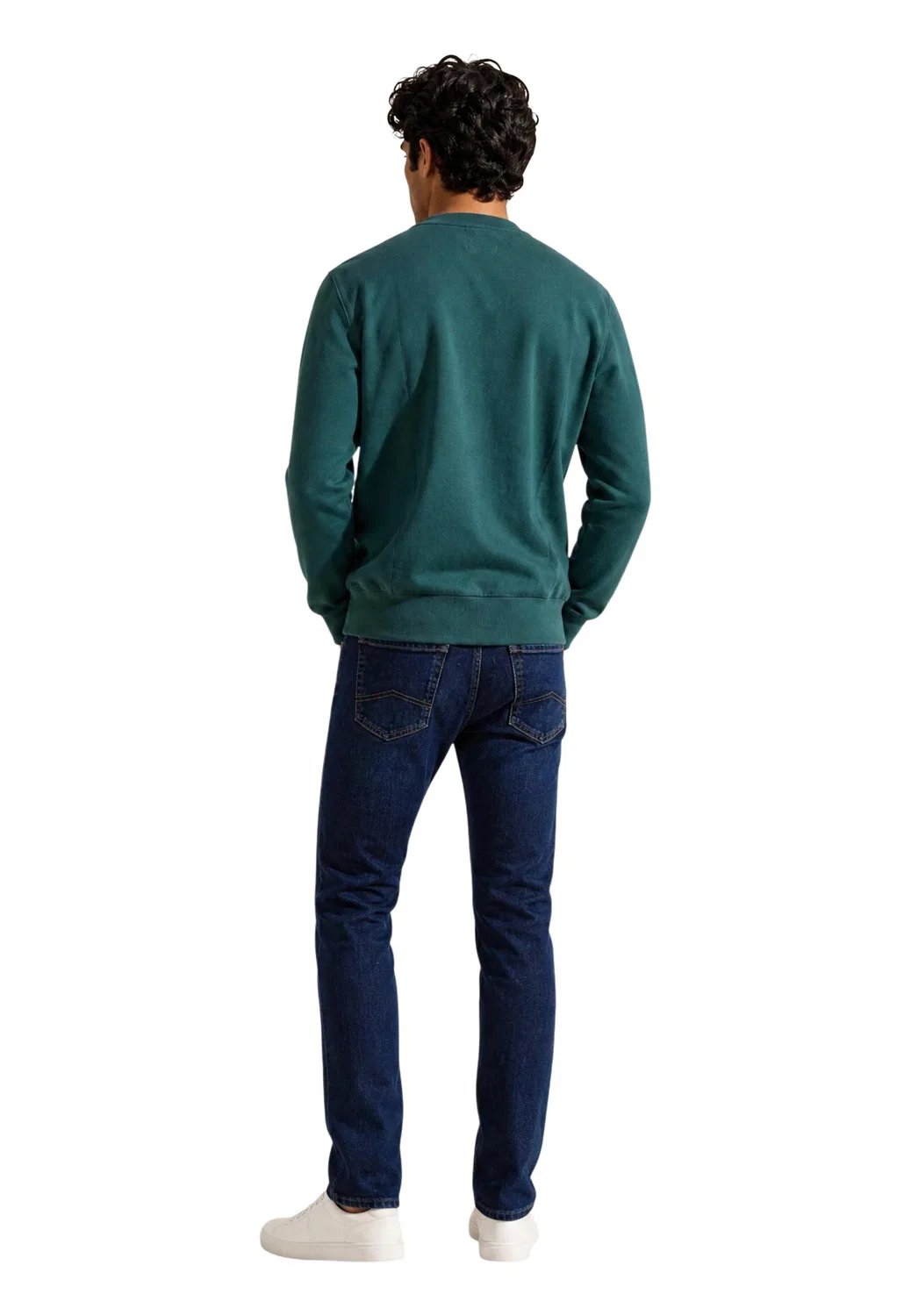 Мужской свитшот с длинным рукавом ESS SEASONAL FLEECE Tommy Hilfiger, Green — фото 4