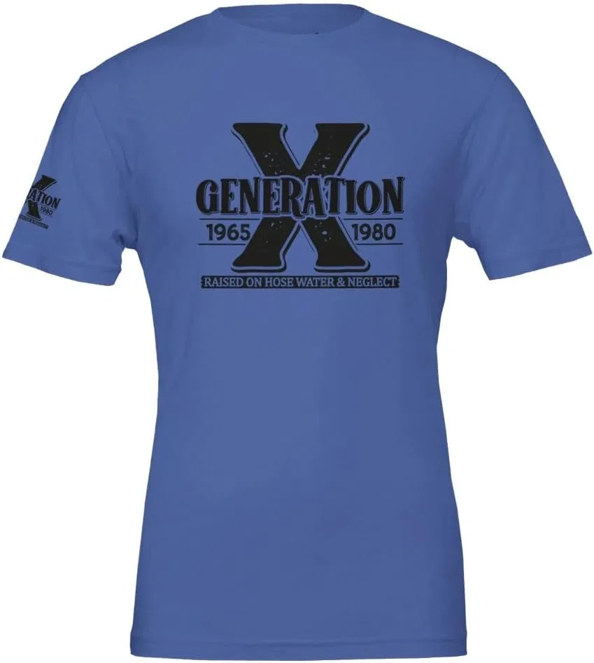 Футболка унисекс из органического хлопка Generation X, True Royal