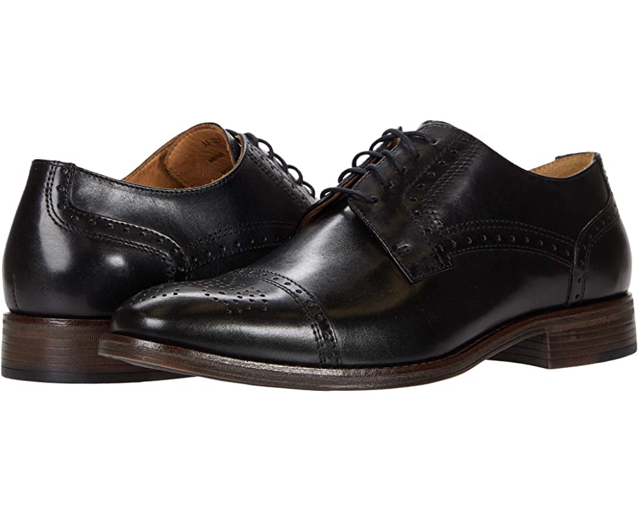 Оксфорды Lewis Cap Toe Johnston & Murphy, кожа - фото