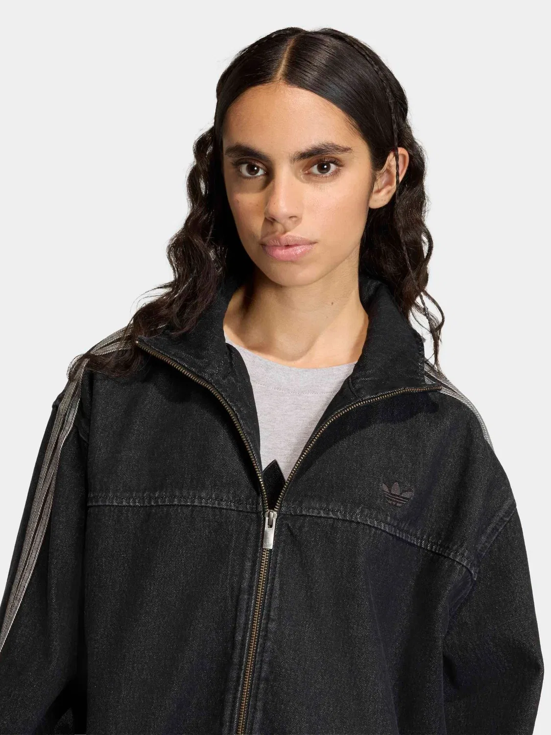 Джинсовая куртка Firebird Adilenium Track Top, adidas Originals, черный — фото 4
