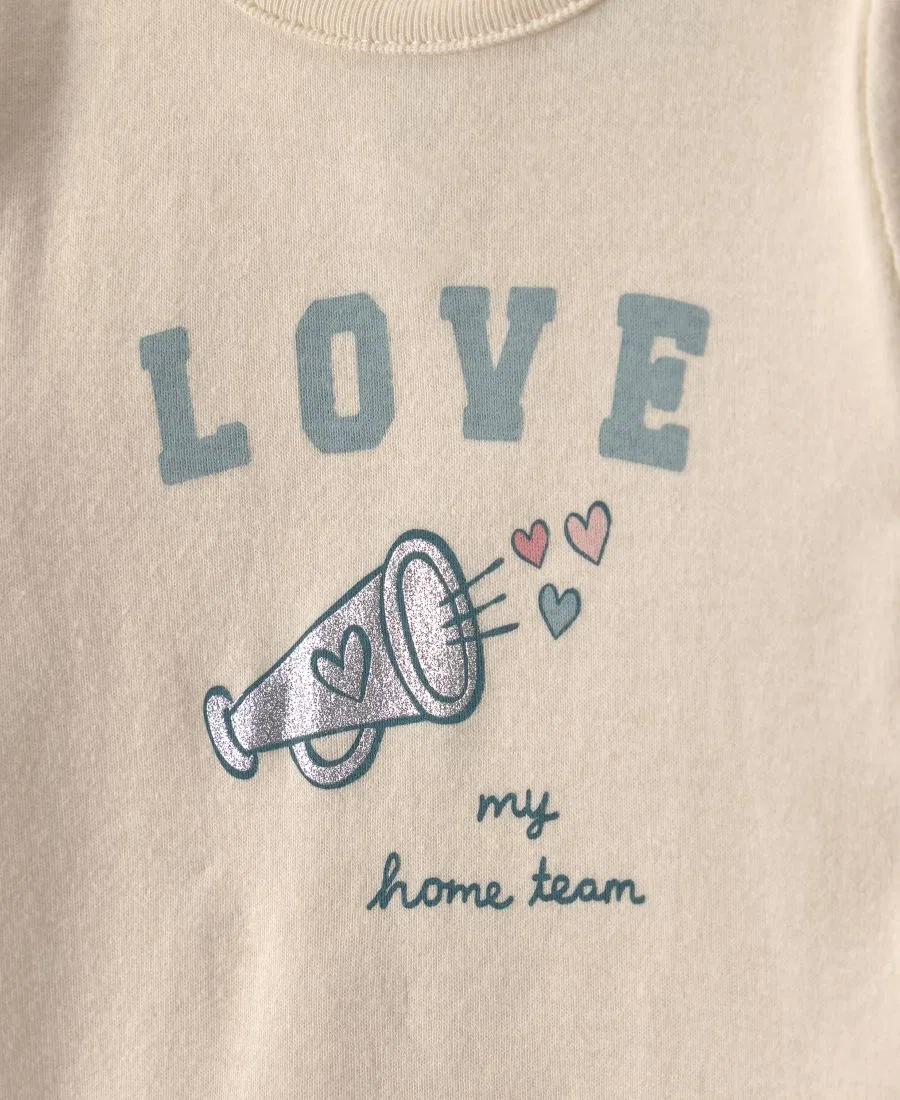 Комплект из боди с длинным рукавом и брюк из тюля Love My Home Team Carter's, Blue — фото 2