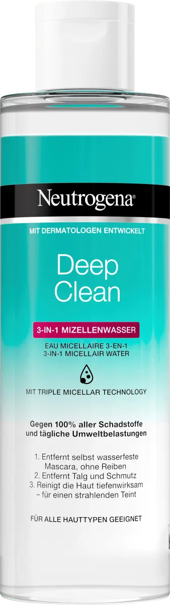 

Мицеллярная вода Deep Clean 3в1 400мл Neutrogena