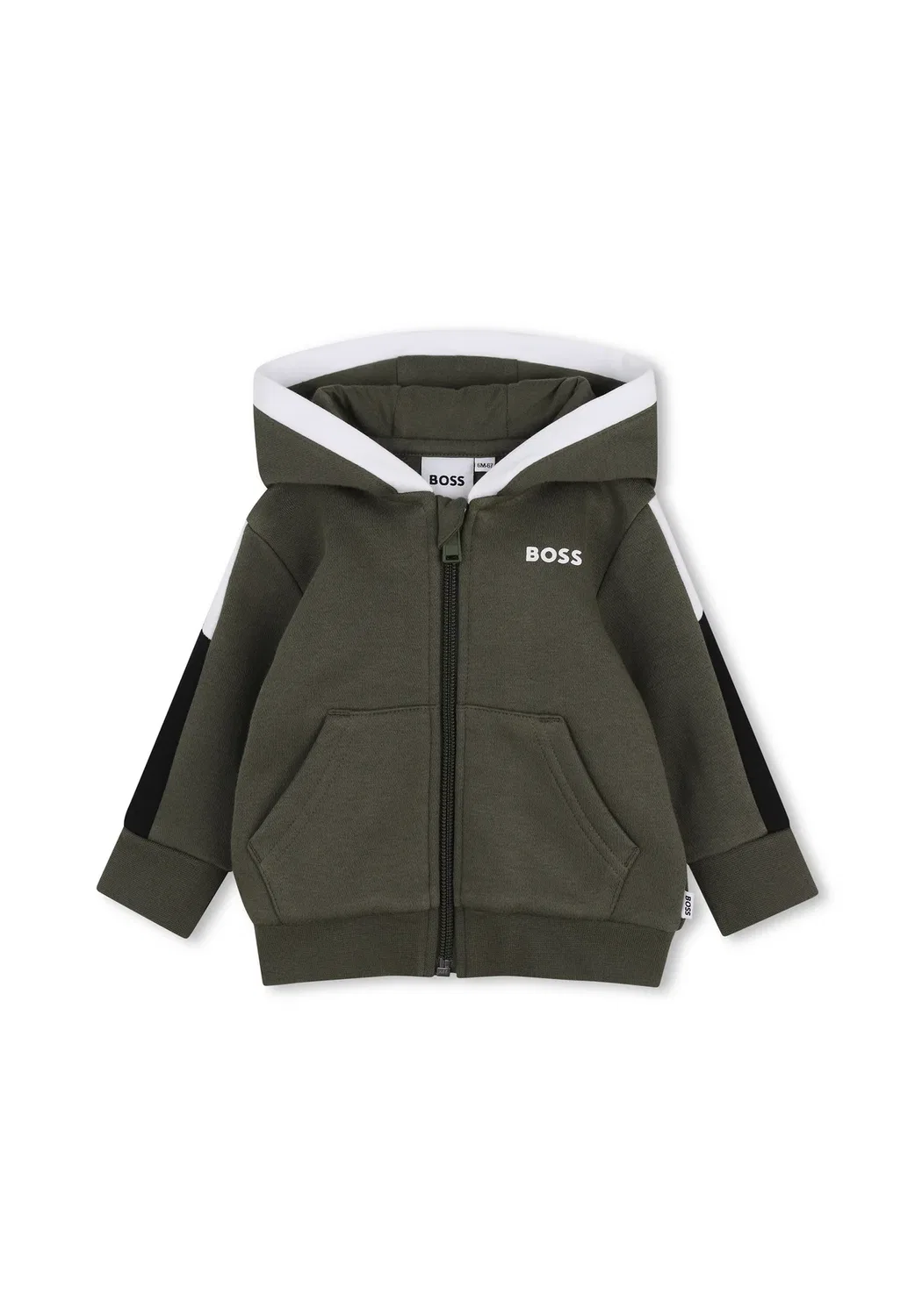 Кардиган-Капуш - толстовка на молнии Boss Kidswear, Olive