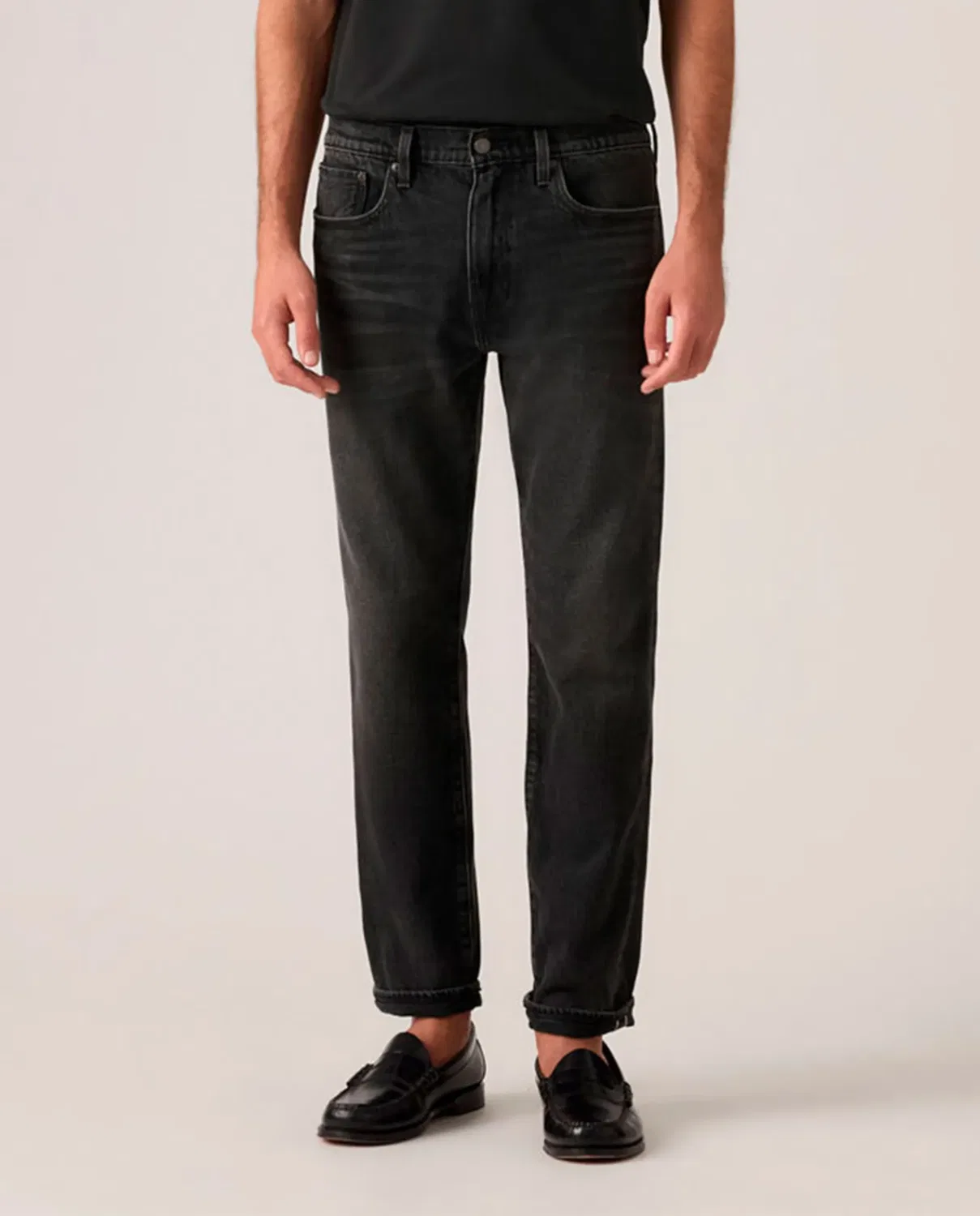 Мужские джинсы tapered 502 Taper Levi's, Серый Темный — фото 2