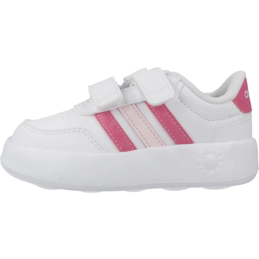 Детские кроссовки на липучке Breaknet 3.0 CF I Adidas, Weiss Rosa — фото 2