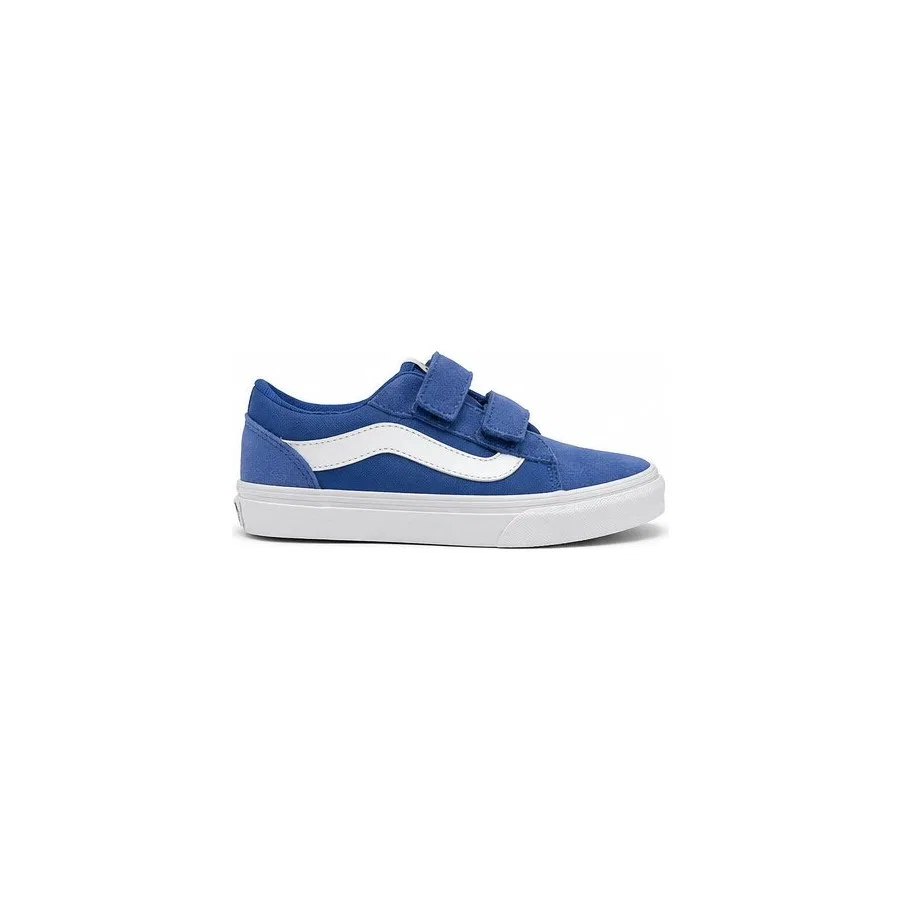 Кроссовки детские с V-образным дизайном Vans Vero Ls V, Синий — фото 2