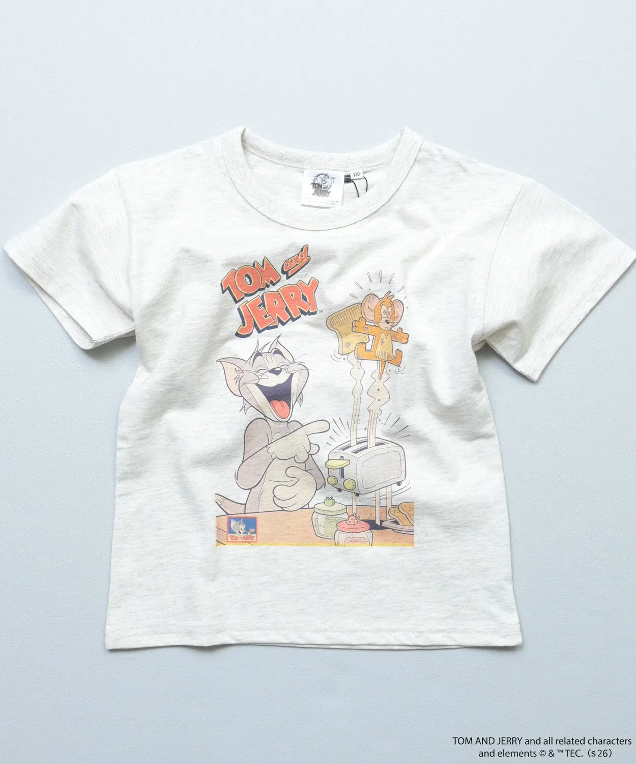 Детская футболка с принтом Tom and Jerry MARKEY'S, White