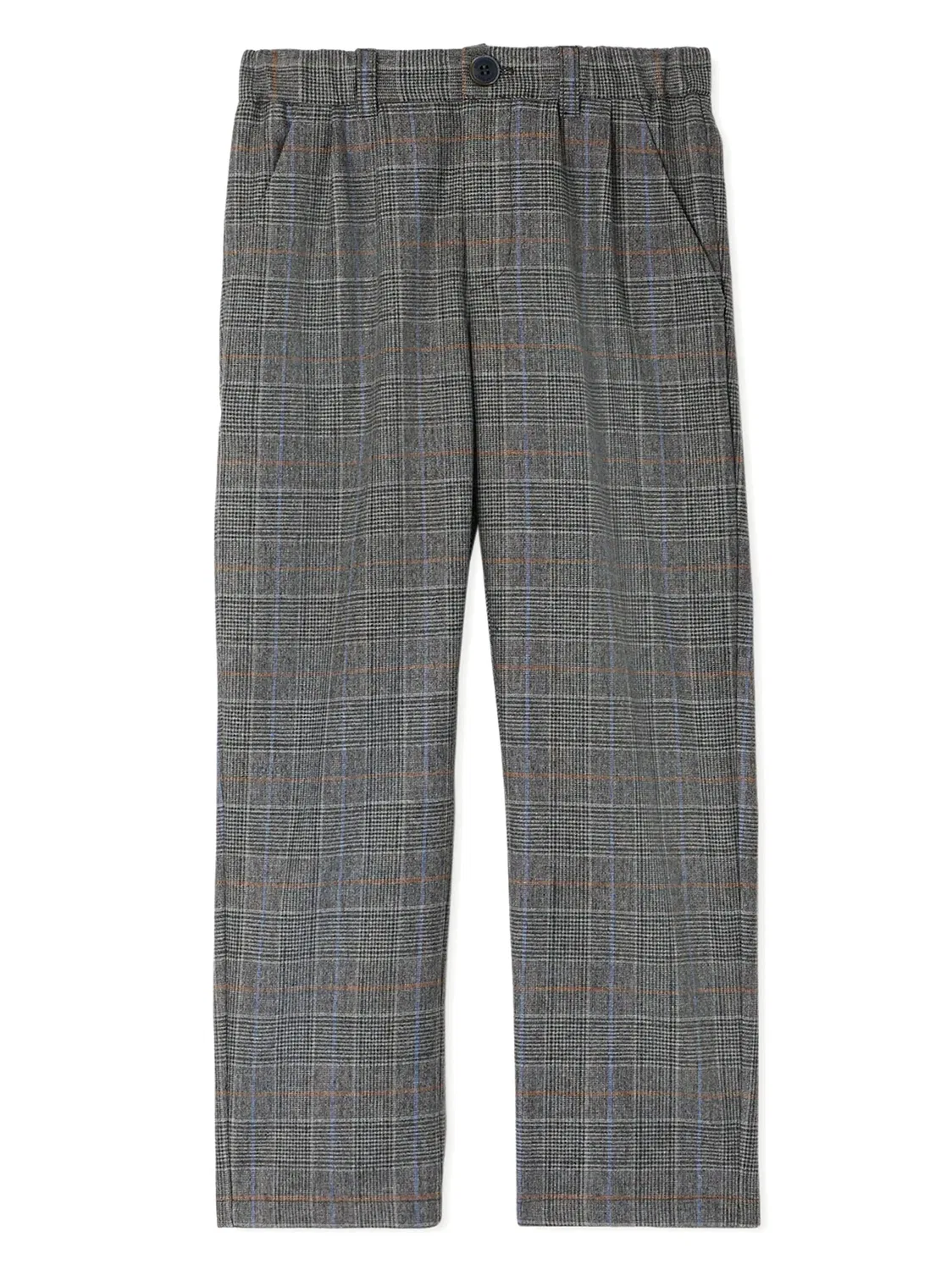 Bonpoint Т trousers в клетку антрацитового серого цвета