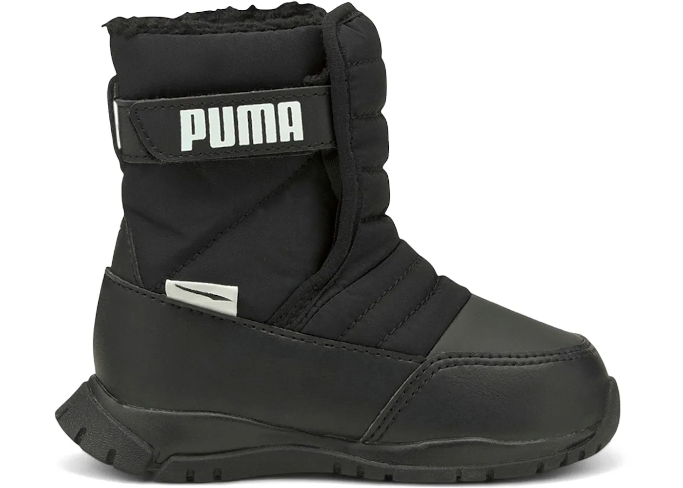 Детские зимние ботинки с принтом Puma Nieve Winter Boot AC Puma Black/Puma White