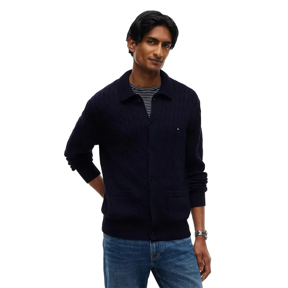 Мужской кардиган из хлопка Tommy hilfiger, Blue