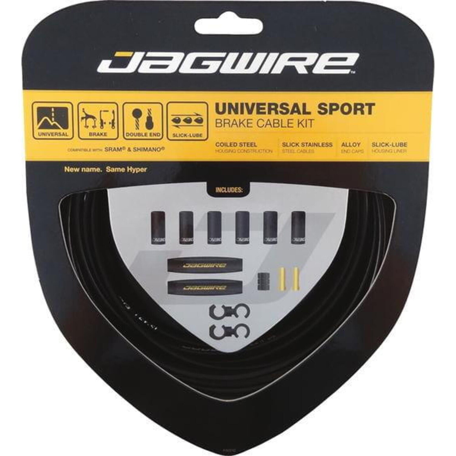 

Комплект тормозных тросов Universal Sport - черный JAGWIRE, черный