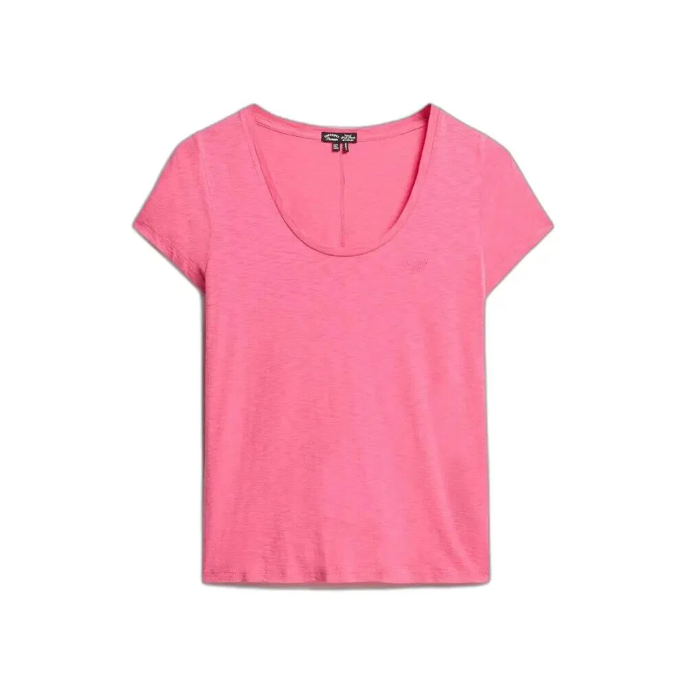 Женская футболка с широким вырезом Scoop Superdry, Rosa