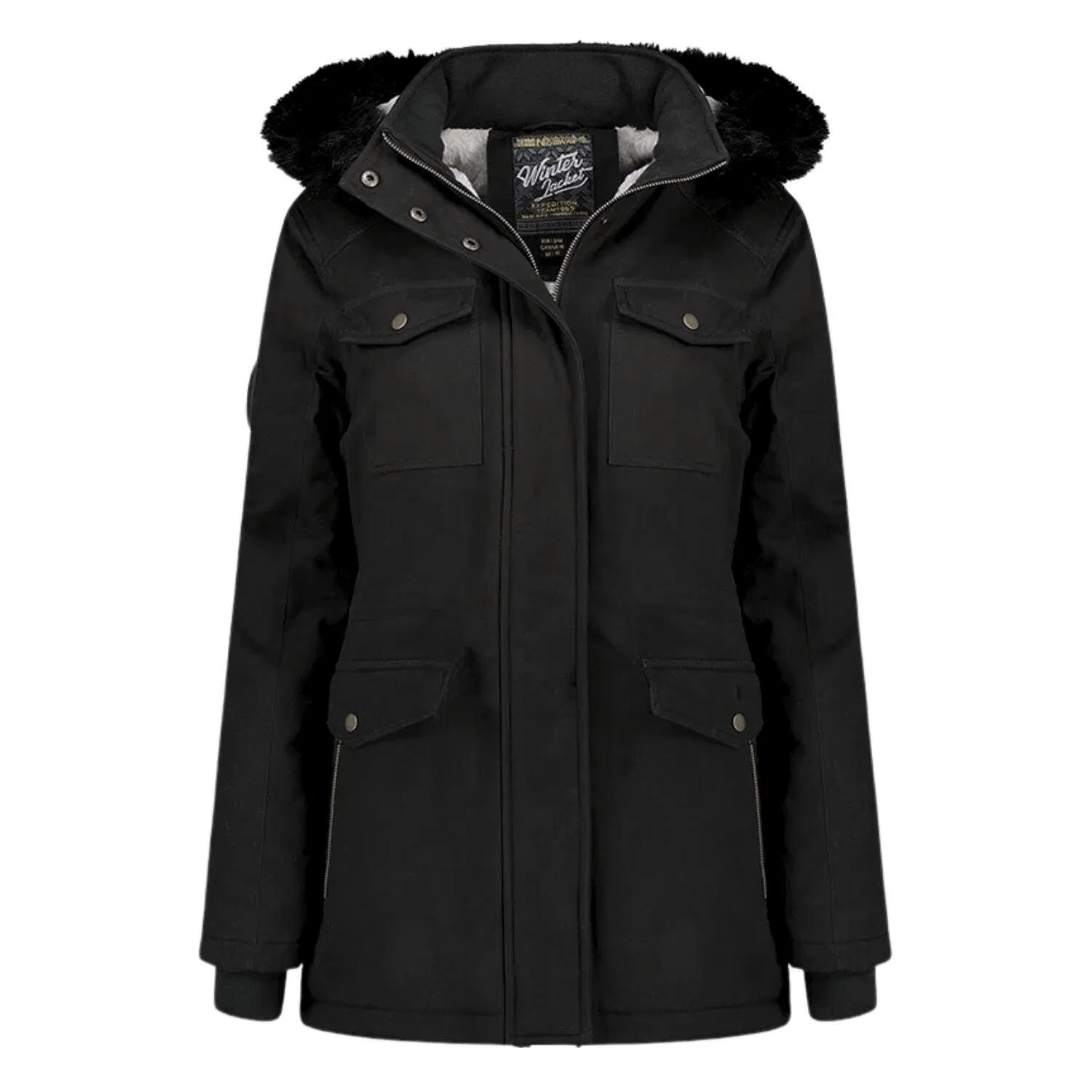 Детская зимняя куртка Celeste Geographical Norway, Schwarz