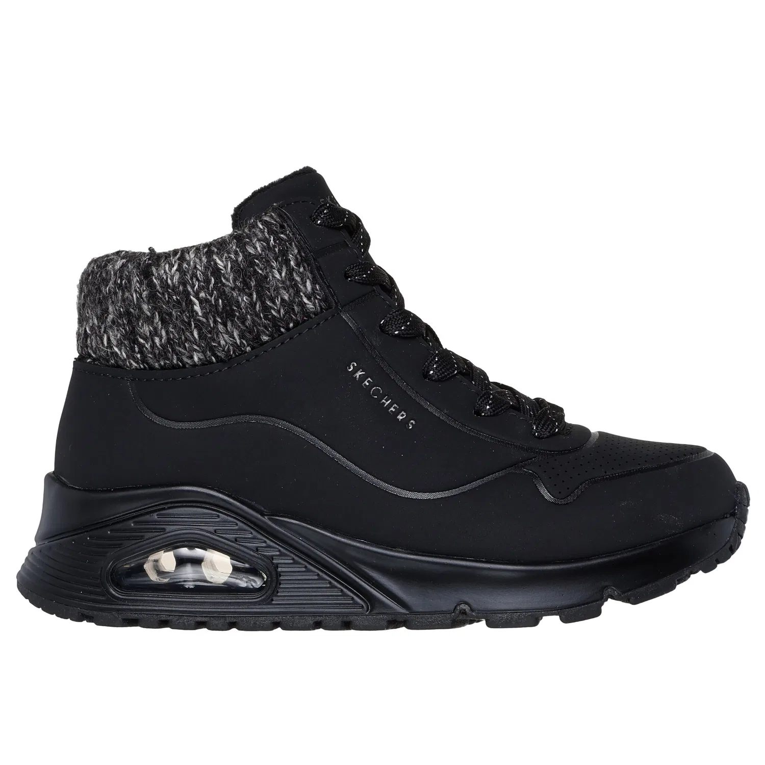 Детские зимние снежерсы с теплой подкладкой Skechers, Black — фото 2