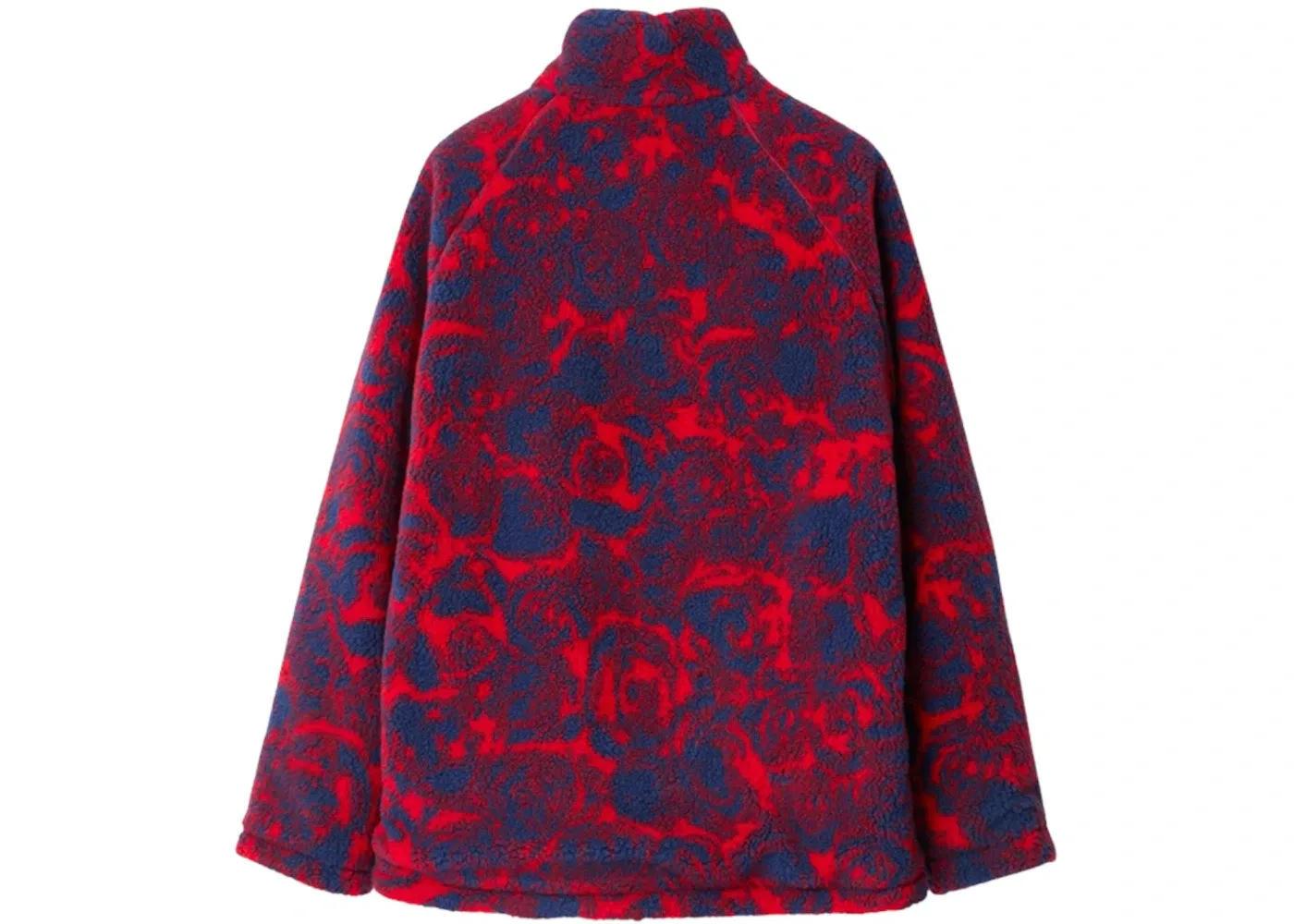 Мужская куртка из флиса с принтом Reversible Rose Burberry, Red — фото 2