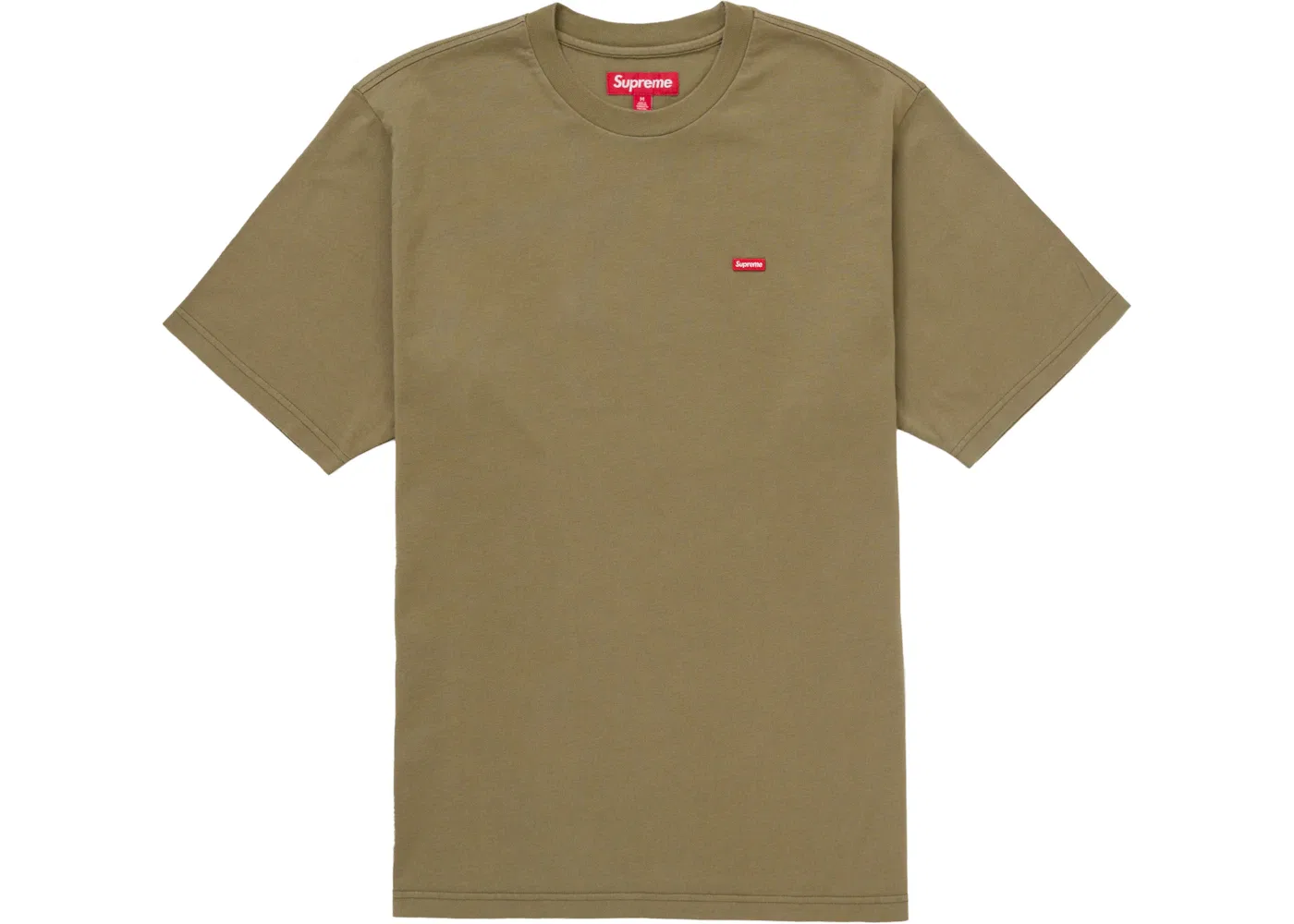 Мужская футболка с принтом Small Box Tee Supreme, зеленый
