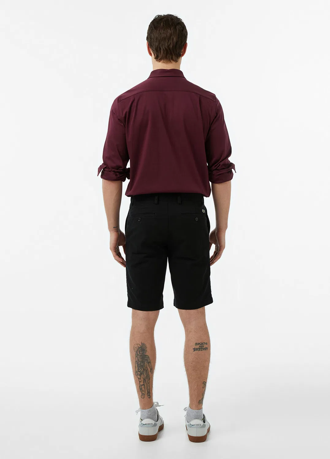 Бермуды Slim Fit Lacoste, black — фото 3