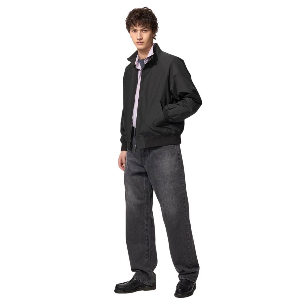 Джинсы Uniqlo Baggy Long length, 08 темно-серый