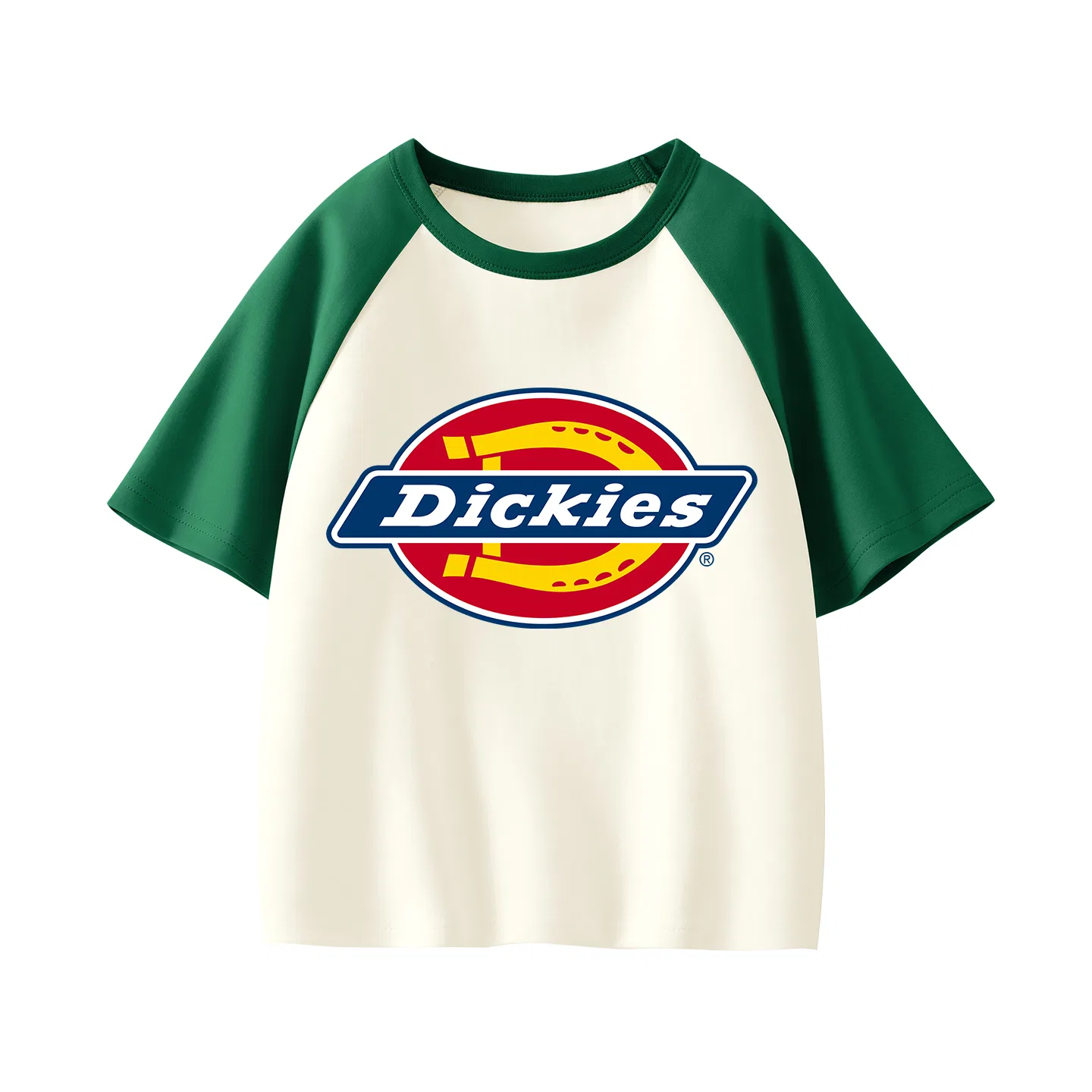 Детская футболка с круглым вырезом Tong Sibeo Green White, Dickies, Tong Sibeo Green White