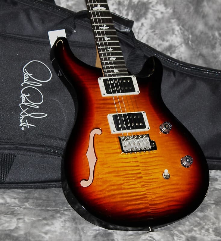 

2023 PRS - CE Bolt-On 24 Semi-Hollow - Tri Colored Burst
