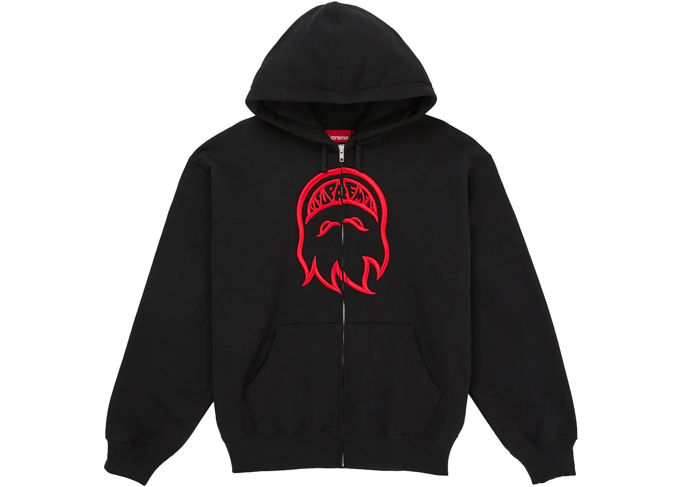 Мужская худи на молнии Spitfire Supreme, Black