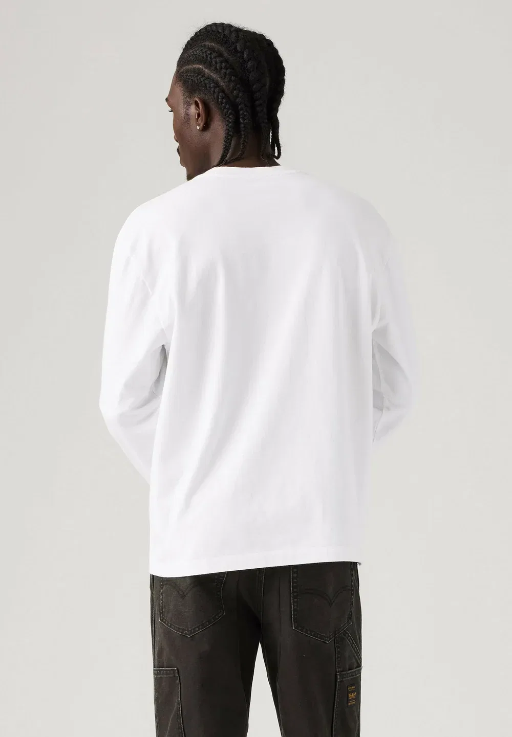 Футболка Ls workwear desert palm - толстовка Levi'S, Desert Palm - Whites — фото 2