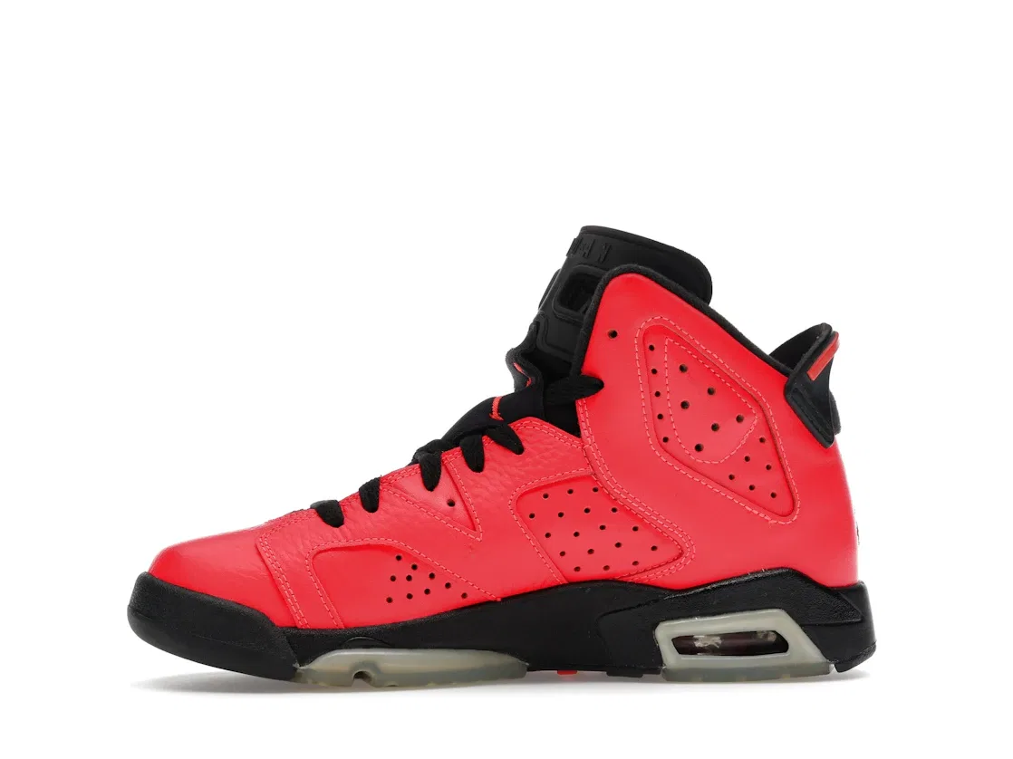 Детские кроссовки Lifestyle Jordan 6 Retro Jordan, Infrared 23/Black-Infrared 23 — фото 3
