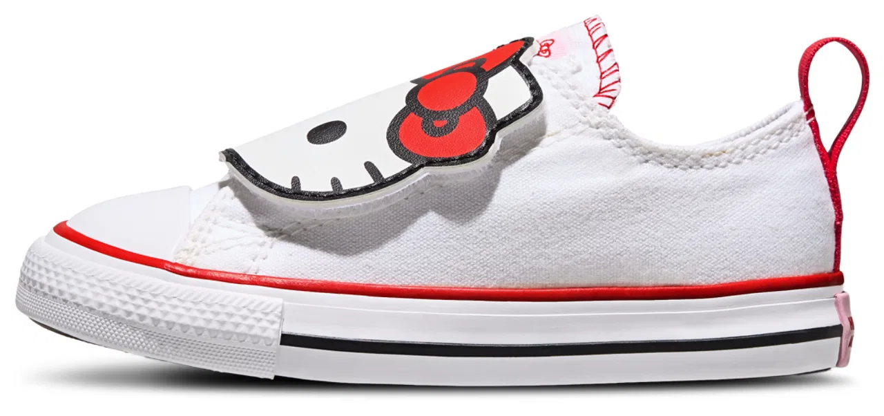 Кроссовки для девочек CTAS One Strap Hello Kitty Converse, цвет White/Multi — фото 2