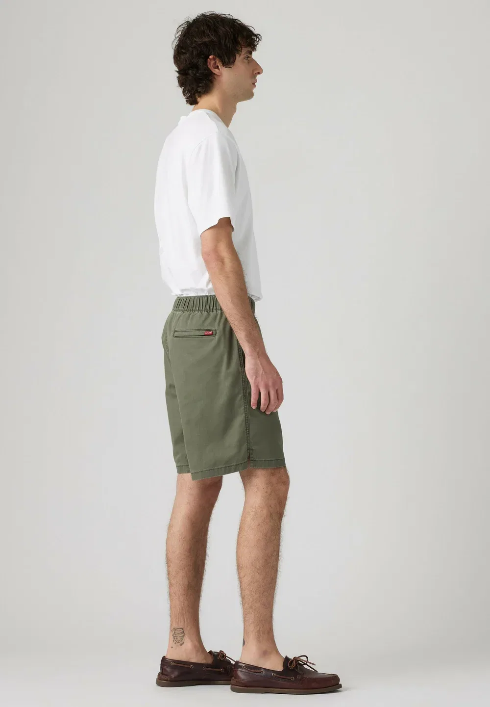 Короткие боксеры Aldwyn Stripe Eden Stripe Se - шорты Levi'S, Fawn - Greys - — фото 4