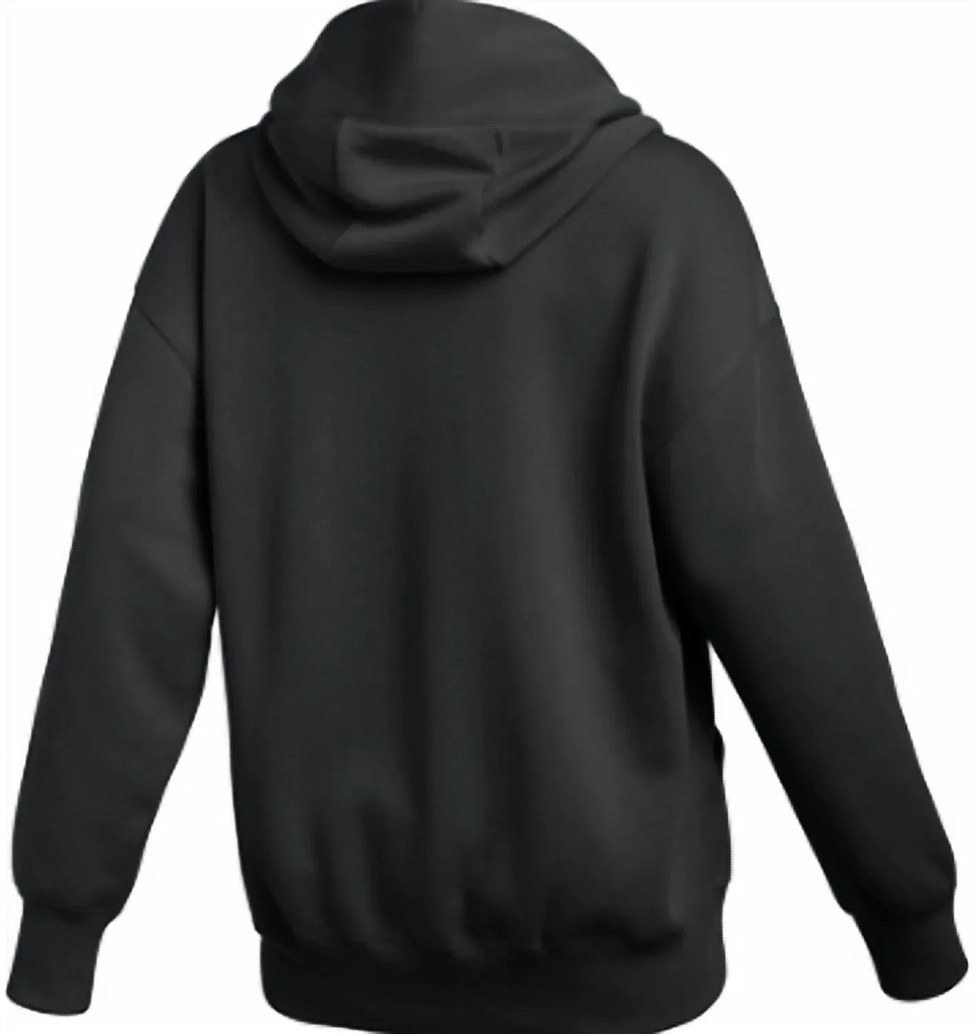 Женское оверсайз худи с капюшоном Nike Phoenix Fleece, черный — фото 2