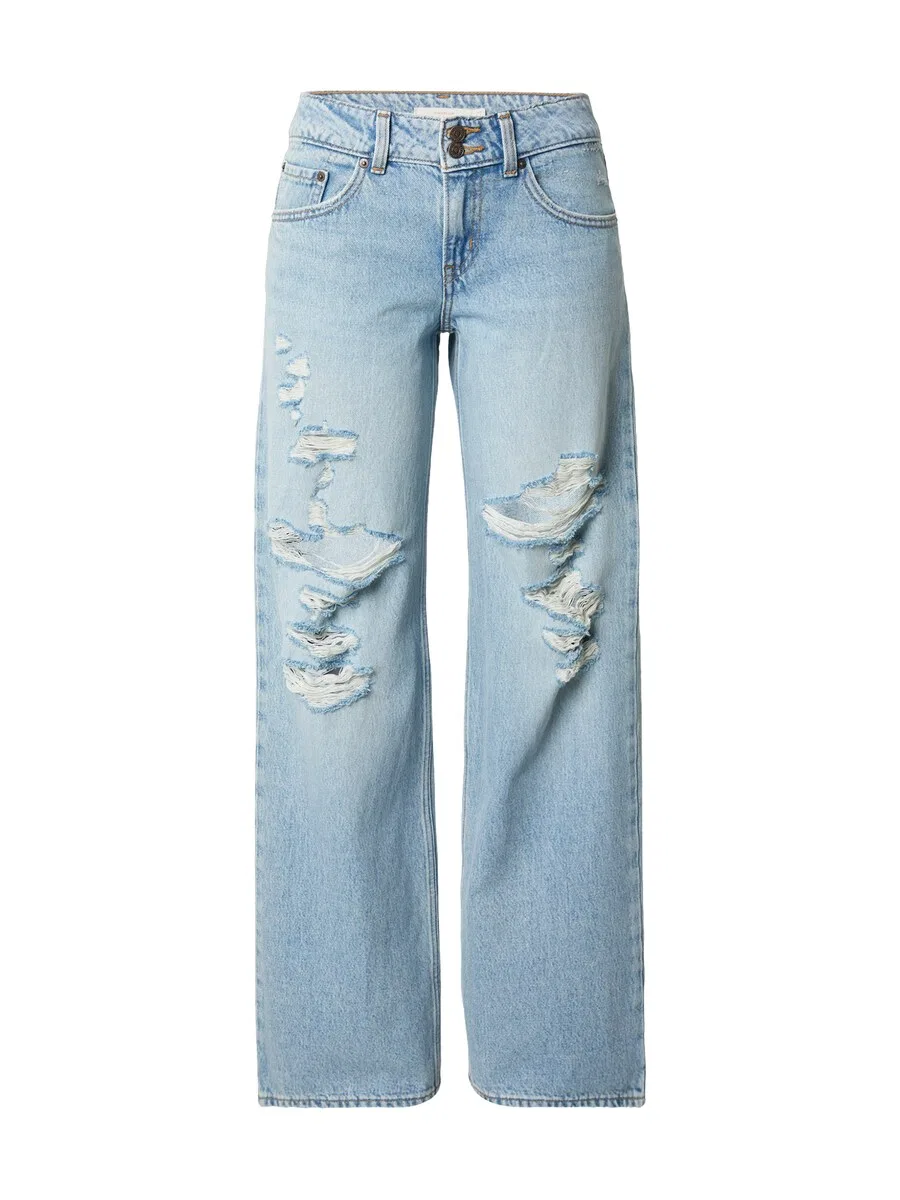 Джинсы LEVI'S свободного кроя 'SUPERLOW LOOSE' светло-голубого цвета