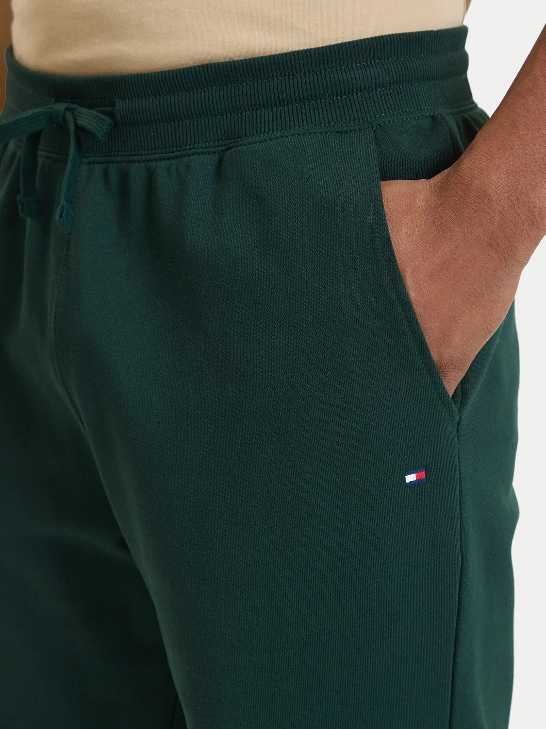 Мужские спортивные шорты стандартного кроя Essential Terry Tommy Hilfiger, зеленый — фото 4