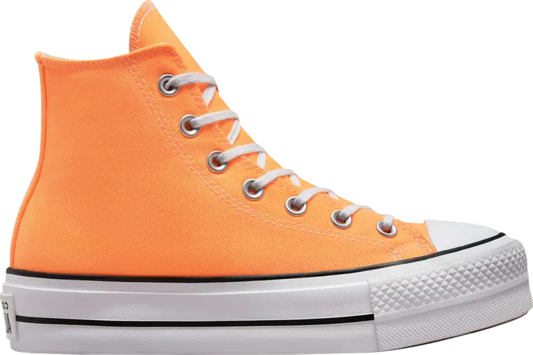 Кроссовки Converse Wmns Chuck Taylor All Star Lift Platform High Peach Beam, оранжевый