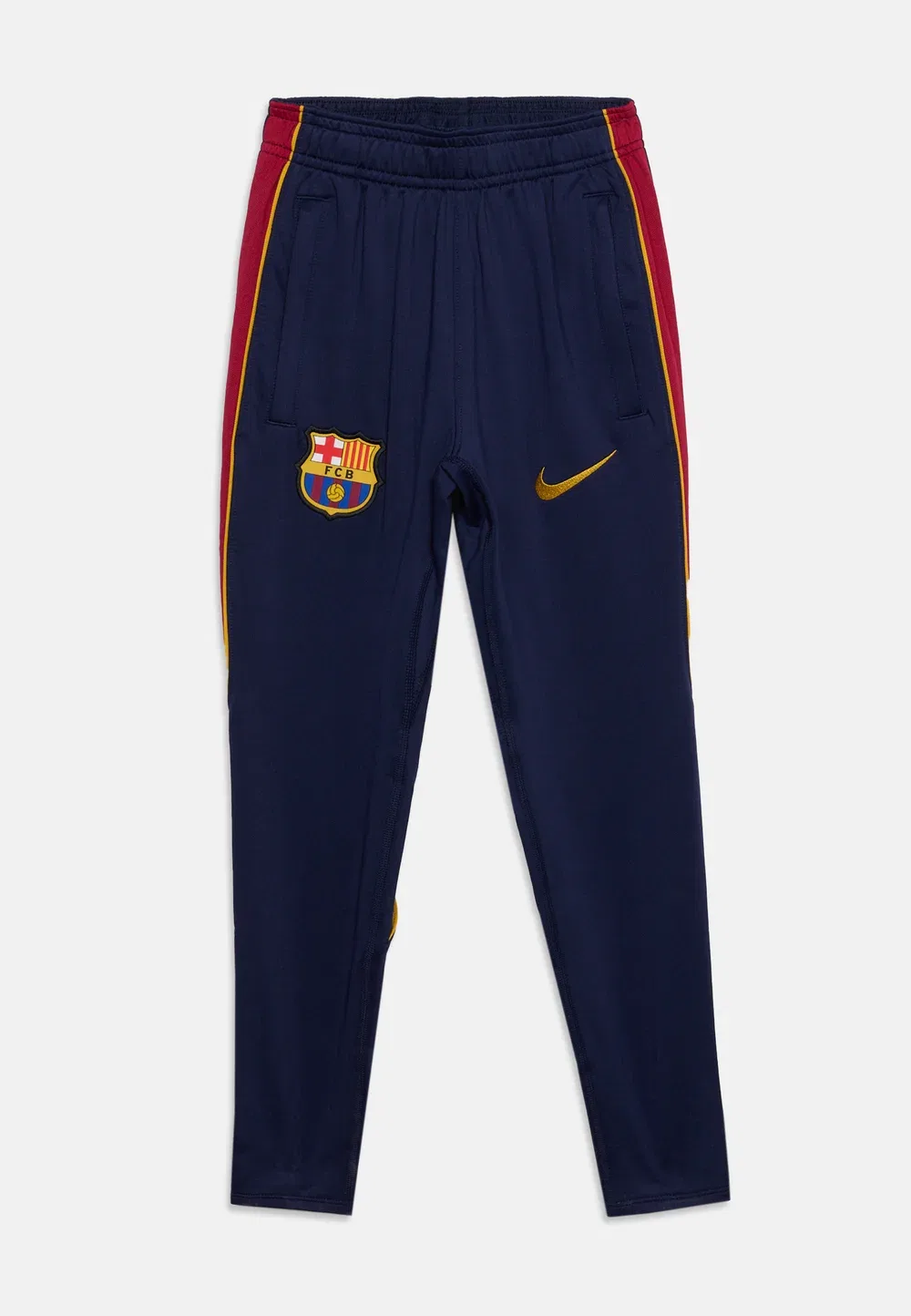 Спортивные брюки FC Barcelona FCB Strike на молнии, унисекс Nike Performance, Blackened Blue/Noble Red/Mineral Yellow — фото 3