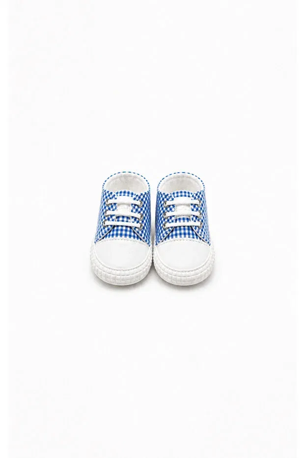 Детские балетки для девочек с принтом Mini Kanka, Blue — фото 4