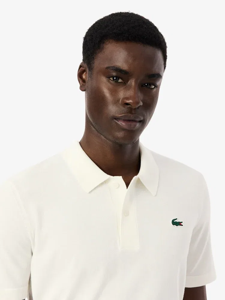 Футболка поло LACOSTE, White — фото 2