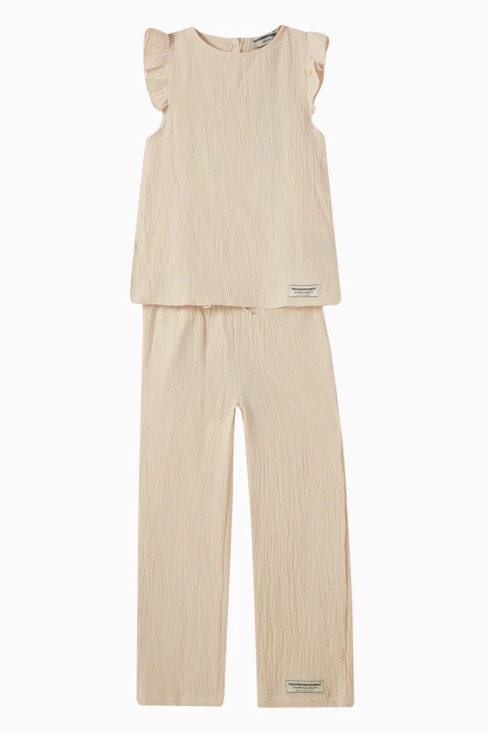 Брюки свободные с широкими штанинами The Giving Movement, коричневый — фото 2