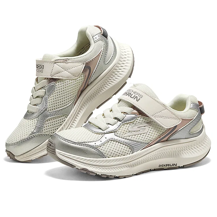 Детские кроссовки для мальчиков дышащие Skechers Kids, Ivory — фото 3